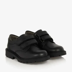 Boys Black Leather Shoes