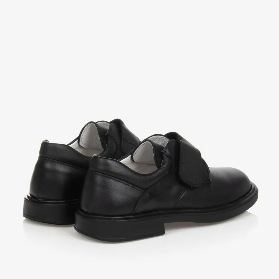 Boys Black Leather Shoes