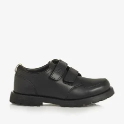 Boys Black Leather Shoes