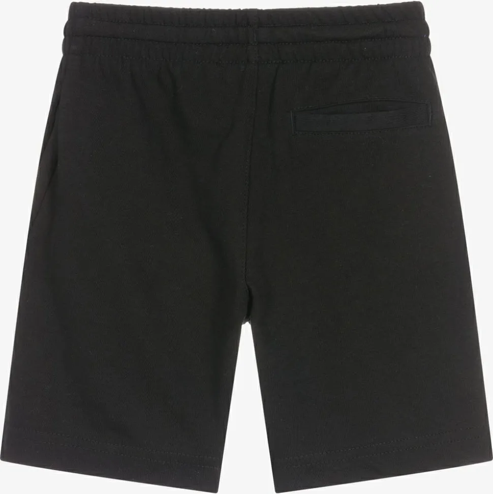 Boys Black Logo Shorts