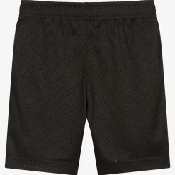 Boys Black Logo Sports Shorts