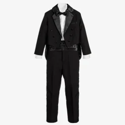 Boys Black Tuxedo Suit