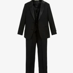 Boys Black Tuxedo Suit