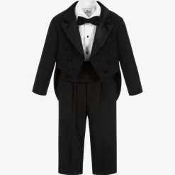 Boys Black Tuxedo Suit