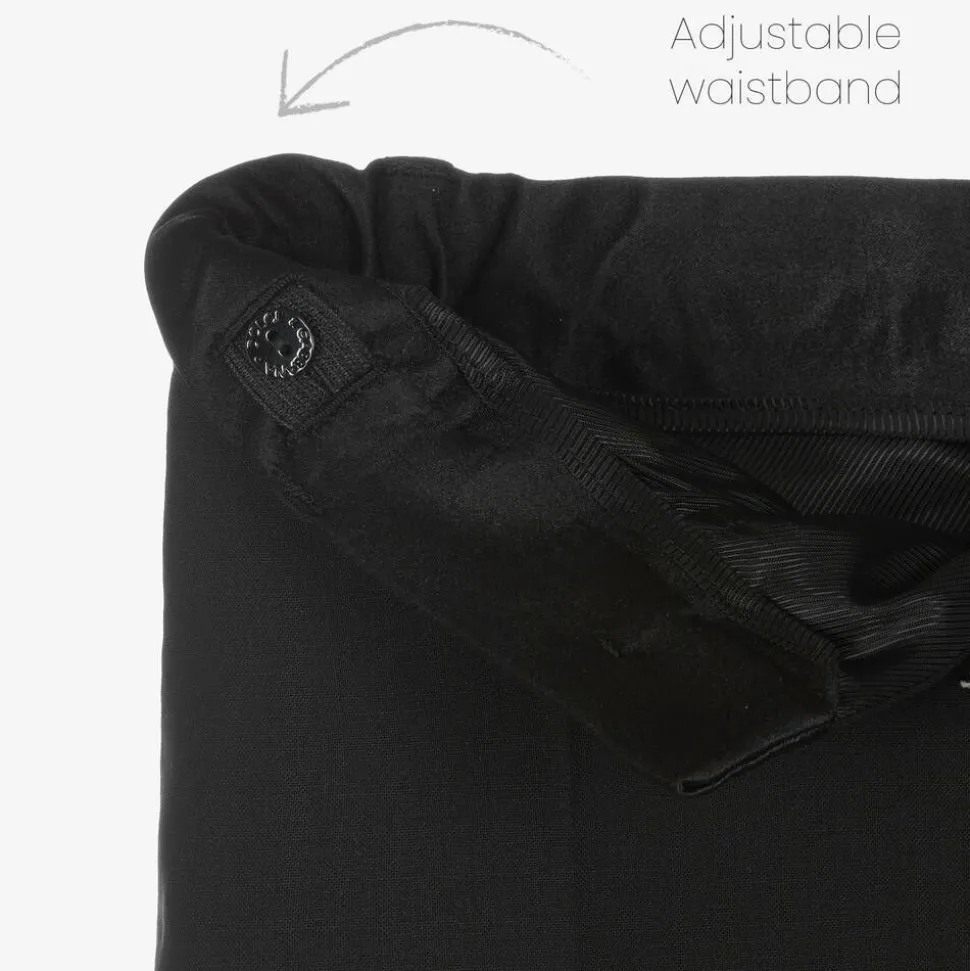 Boys Black Wool 2 Piece Suit