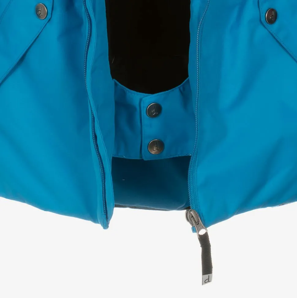 Boys Blue & Black Snowsuit & Snood Set