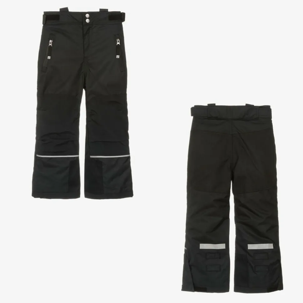 Boys Blue & Black Snowsuit & Snood Set