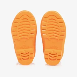 Boys Blue & Orange Car Rain Boots