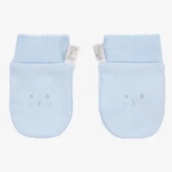 Boys Blue Beary Best Friends Scratch Mittens