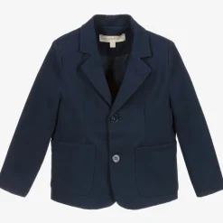 Boys Blue Cotton Blazer