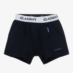 Boys Blue Cotton Boxers (2 Pack)