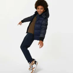 Boys Blue Cotton Chino Trousers