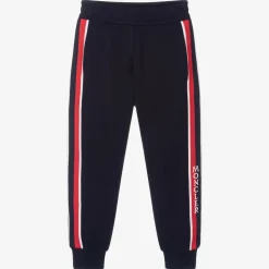 Boys Blue Cotton Joggers