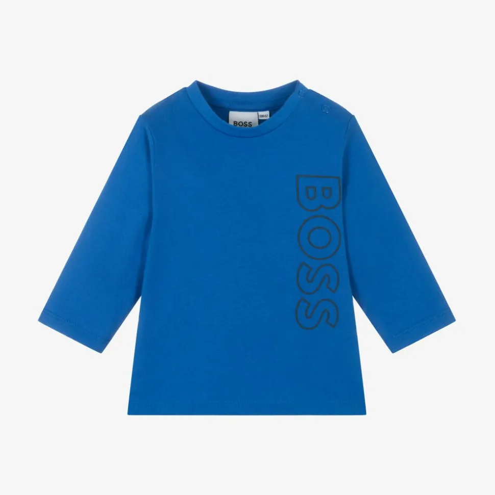 Boys Blue Cotton Top