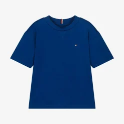 Boys Blue Cotton T-Shirt