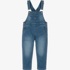 Boys Blue Denim Dungarees