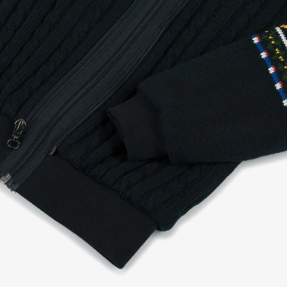 Boys Blue Hooded Gilet & Zip-Up Top 2 in 1