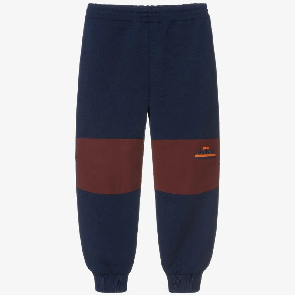 Boys Blue Logo Joggers