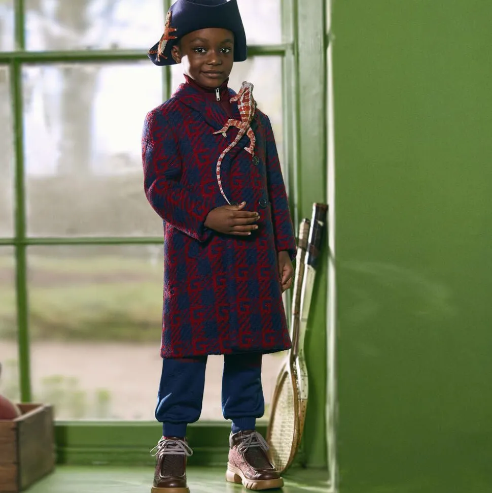 Boys Blue Logo Joggers