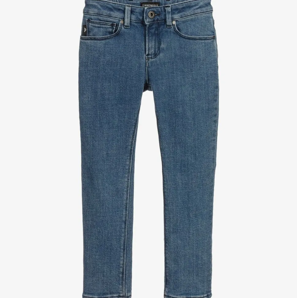 Boys Blue Regular Fit Jeans