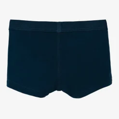 Boys Blue Viscose Bamboo Boxer Shorts