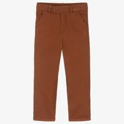Boys Brown Corduroy Trousers