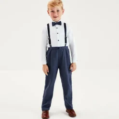 Boys Brown Leather Lace-Up Brogues