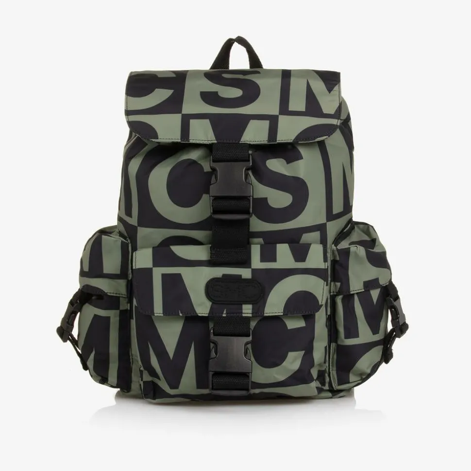 Boys Green & Black Backpack (32cm)