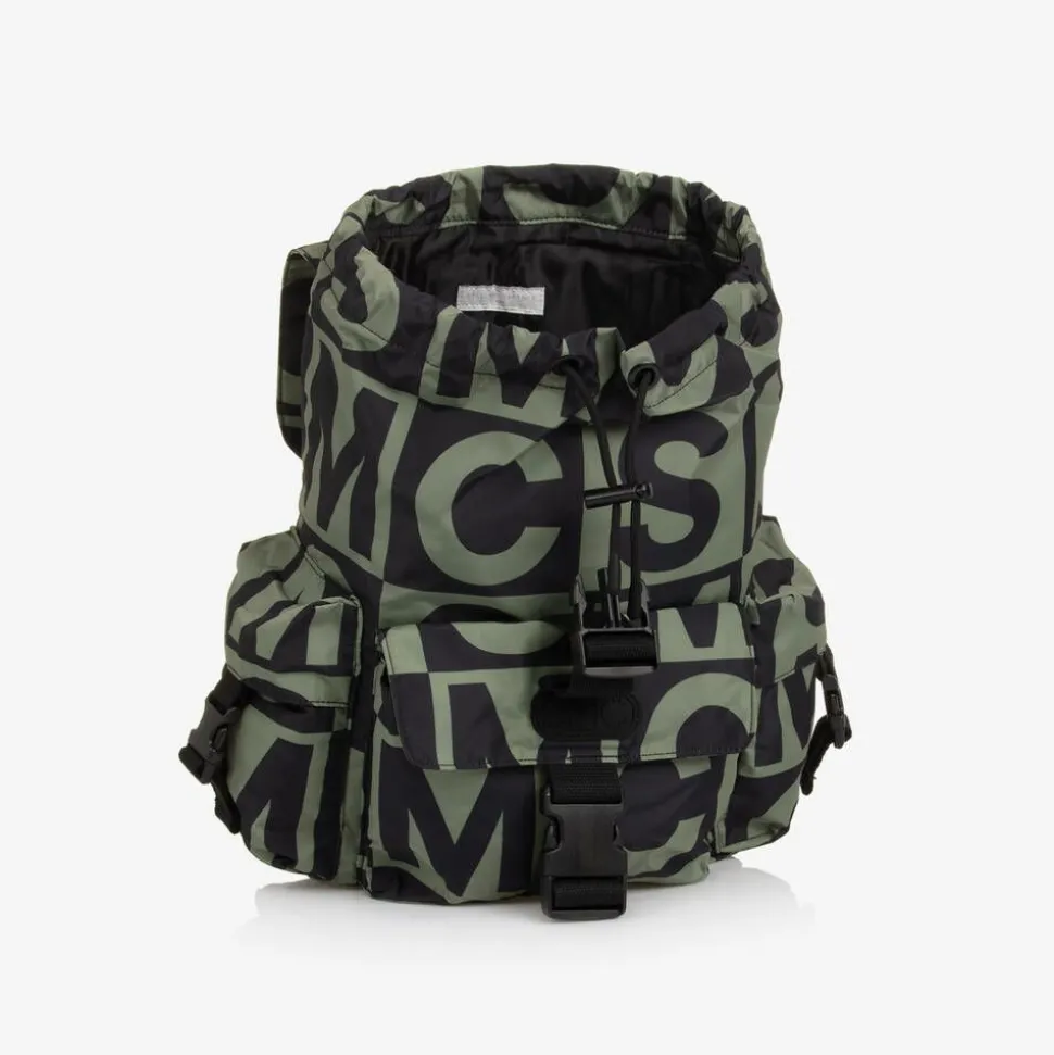 Boys Green & Black Backpack (32cm)