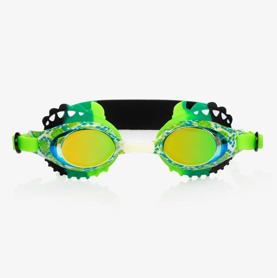 Boys Green Snake Swimming Goggles