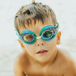 Boys Grey & Blue Swimming Goggles