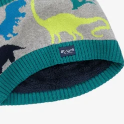 Boys Grey Dinosaur Snood