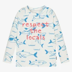 Boys Ivory Sun Protective Top (UPF50+)