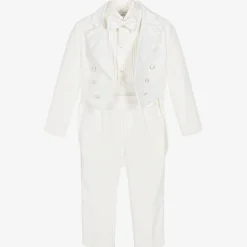 Boys Ivory Tuxedo Suit