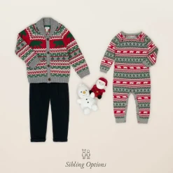 Boys Navy Blue Corduroy Trousers