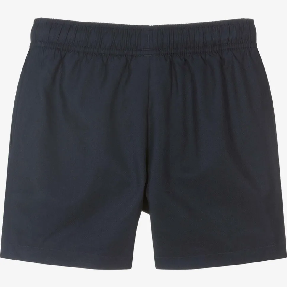 Boys Navy Blue Crocodile Sports Shorts