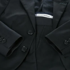 Boys Navy Blue Wool Single-Breasted Suit