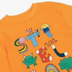 Boys Orange Cotton Magic T-Shirt