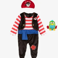 Boys Red & Black Pirate Costume