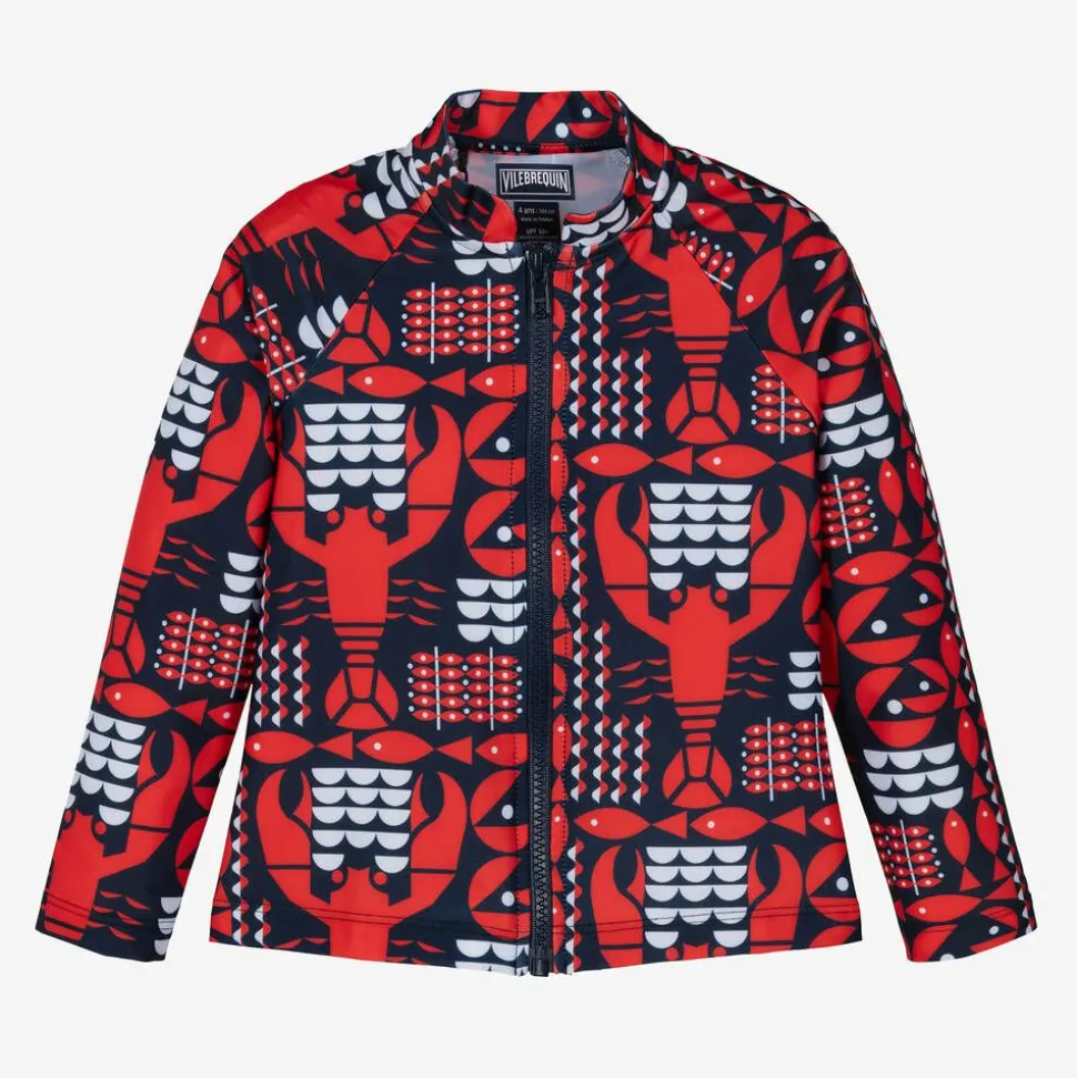 Boys Red Lobster Sun Protective Top (UPF50+)