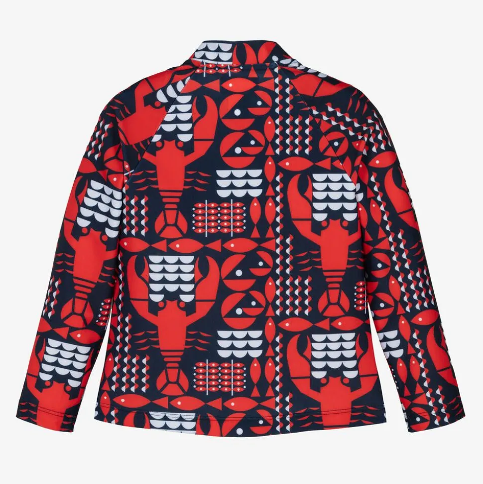 Boys Red Lobster Sun Protective Top (UPF50+)