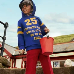 Boys Red Velvet Trousers