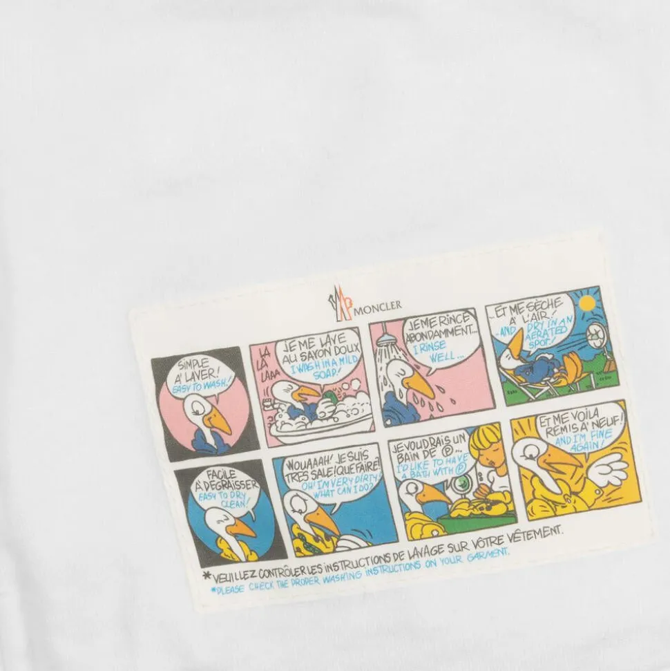 Boys White Down Padded Gilet