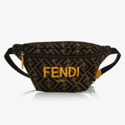 Brown & Yellow FF Belt Bag (23cm)