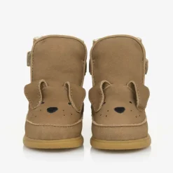 Brown First Walker Dog Boots