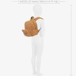 Brown Fleece Teddy Bear Backpack (25cm)