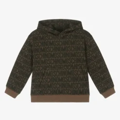 Brown Knitted Hoodie