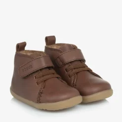 Brown Leather First Walker Boots