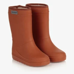 Brown Thermal Rain Boots