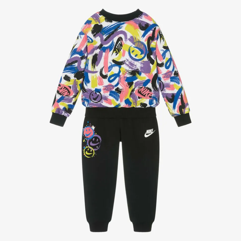 Colour Print Cotton Tracksuit
